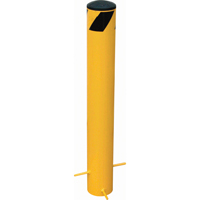 Bornes &agrave; couler, Acier, 35" h x 5-9/16" la, Jaune Oxymax Inc