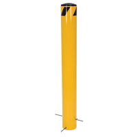 Bornes &agrave; couler, Acier, 36-1/2" h x 5-9/16" la, Jaune Oxymax Inc
