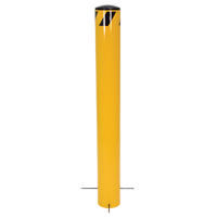 Bornes &agrave; couler, Acier, 36-1/2" h x 5-9/16" la, Jaune Oxymax Inc