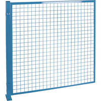 Protecteurs de p&eacute;rim&egrave;tre - Style treillis m&eacute;tallique, 4' h x 4' la, Bleu Oxymax Inc
