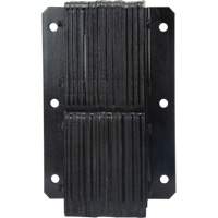 Laminated Dock Bumpers, Vertical, Rubber, 11" W x 4" D x 20" H Oxymax Inc