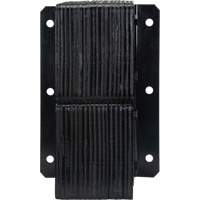 Laminated Dock Bumpers, Vertical, Rubber, 11" W x 6" D x 20" H Oxymax Inc