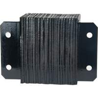 Laminated Dock Bumpers, Horizontal, Rubber, 12" W x 6" D x 10" H Oxymax Inc