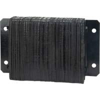 Laminated Dock Bumpers, Horizontal, Rubber, 18" W x 4" D x 12" H Oxymax Inc