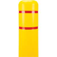 Capuchon en poly&eacute;thyl&egrave;ne pour borne de protection, 6-5/8" dia. x 60" l, Rouge/Jaune Oxymax Inc