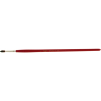 Round Marking Paint Brush, 3/16" Brush Width, Camel Hair, Wood Handle Oxymax Inc