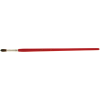 Round Marking Paint Brush, 1/4" Brush Width, Camel Hair, Wood Handle Oxymax Inc
