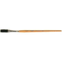 One Stroke Paint Brush, 3/8" Brush Width, Ox Hair, Wood Handle Oxymax Inc
