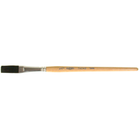 One Stroke Paint Brush, 1/2" Brush Width, Ox Hair, Wood Handle Oxymax Inc