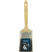 Straight Sash Paint Brush, Bristle, Wood Handle, 2-1/2" Width Oxymax Inc