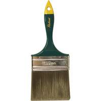 Pinceau de qualit&eacute; sup&eacute;rieure, Polyester, Manche Plastique, Largeur de 4" Oxymax Inc