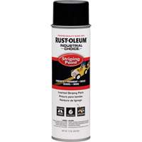 S1600 System Inverted Striping Paint, Black, Aerosol Can Oxymax Inc