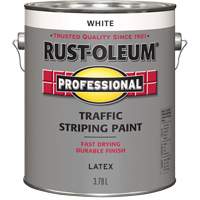Traffic Striping Paint, White, 3.78 L, Jug Oxymax Inc