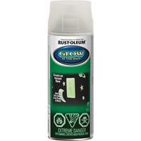 Specialty Glow-in-the-Dark Paint, Aerosol Can, Clear Oxymax Inc