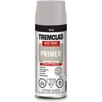 Couche de fond antirouille en vaporisateur Tremclad, Gris, Tr&egrave;s mat, Canette a&eacute;rosol Oxymax Inc