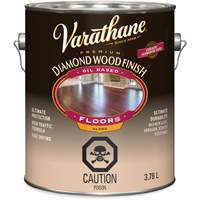 Varathane&reg; Diamond Wood Finish Floors Coating, 3.78 L, Clear, Gloss Oxymax Inc