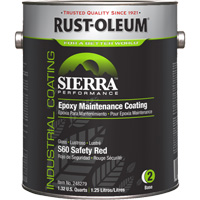 Sierra Performance S60 Maintenance Coating Base Component, 1 gal., Water-Based, Gloss, Red Oxymax Inc