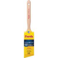 Clearcut&reg; Glide Paint Brush, Poly/Nylon, Wood Handle, 2" Width Oxymax Inc