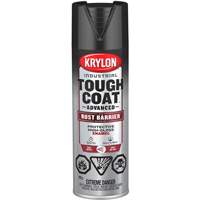 Tough Coat&reg; Advanced Paint with Rust Barrier Technology, Black, High-Gloss, 425 g, Aerosol Can Oxymax Inc