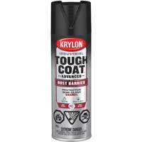 Tough Coat&reg; Advanced Paint with Rust Barrier Technology, Black, Semi-Gloss, 425 g, Aerosol Can Oxymax Inc