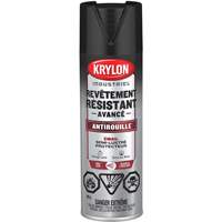 Tough Coat&reg; Advanced Paint with Rust Barrier Technology, Black, Semi-Gloss, 425 g, Aerosol Can Oxymax Inc