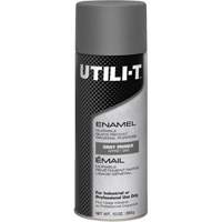 UTILI-T General Purpose Enamel Spray Paint, Grey Primer, 10 oz./283 g, Aerosol Can Oxymax Inc