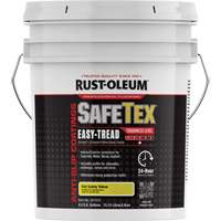 Rev&ecirc;tement d'acrylique SafeTex Easy-Tread, 4 gal., &agrave; l'eau, Plat/Textur&eacute;, Jaune Oxymax Inc