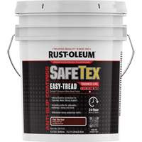 Rev&ecirc;tement d'acrylique SafeTex Easy-Tread, 4 gal., &agrave; l'eau, Plat/Textur&eacute;, Rouge Oxymax Inc
