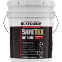 Rev&ecirc;tement d'acrylique SafeTex Easy-Tread, 4 gal., &agrave; l'eau, Plat/Textur&eacute;, Noir Oxymax Inc