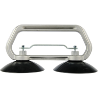 Appareils &agrave; ventouses - Ventouse double industrielle, 75 lb Capacit&eacute;, 5", Barre &agrave; tirer, 10" Longueur de la manche Oxymax Inc