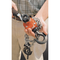 Series 602 Mini Ratchet Lever Hoist, 5' Lift, 550 lbs. (0.275 tons) Capacity, Steel Chain Oxymax Inc