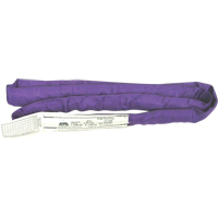Round Slings, Purple, 2" W x 4' L, 3000 lbs. Vertical Load Oxymax Inc