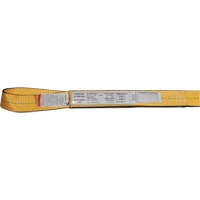 &eacute;lingues de levage en nylon, Pli Simple, Oeillet double, Type 3, 1" la x 3' lo, Limite de charge verticale 1600 lb Oxymax Inc