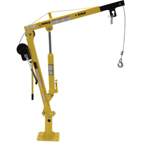 Winch Operated Truck Jib Crane, 500 lbs. (0.25 tons) Capacity, 102' Max. Clearance Oxymax Inc