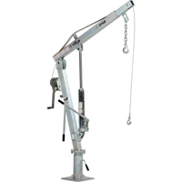 Winch Operated Truck Jib Crane, 500 lbs. (0.25 tons) Capacity, 99" Max. Clearance Oxymax Inc