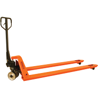 Long Fork Pallet Truck, 70" L x 27" W, 4400 lbs. Capacity Oxymax Inc