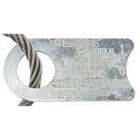 &eacute;lingue de levage &agrave; c&acirc;ble m&eacute;tallique - deux boucles Oxymax Inc