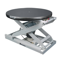 Positionneur pour palette &agrave; nivellement automatique EZ Loader E - plateforme en acier inoxydable, 43" lo x 43" la, Capacit&eacute; 4000 lb Oxymax Inc