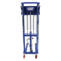 Hefti-Lift Load Stacker, Foot Pump Operated, 1500 lbs. Capacity, 63" Max Lift Oxymax Inc