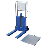 Hefti-Lift Load Stacker, Foot Pump Operated, 880 lbs. Capacity, 35" Max Lift Oxymax Inc