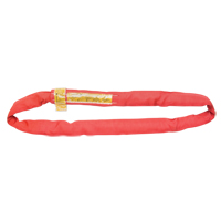Élingue de levage en polyester ronde, Rouge, 3" la x 6' lo, 14 000 lb Charge verticale LW161 | Oxymax Inc