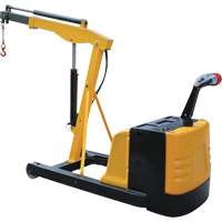 Electric Powered Floor Crane, 8.8' Lift, 1500 lbs. (0.75 tons), 44-1/4" Arm, 62-1/4" H Oxymax Inc