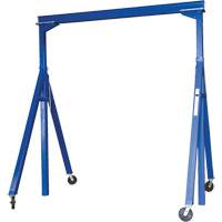 Adjustable Height Gantry Crane, 15' L, 6000 lbs. (3 tons) Capacity LW332 | Oxymax Inc