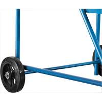CSA-Certified Rolling Step Ladder, 4 Steps, 22" Step Width, 37" Platform Height, Steel Oxymax Inc