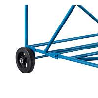 CSA-Certified Rolling Step Ladder with Locking Step, 8 Steps, 30" Step Width, 72" Platform Height, Steel Oxymax Inc