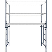 Accessoires pour &eacute;chafaudage - Poteau de garde-corps a/support, Poteau de garde-corps, 6" la x 56" h Oxymax Inc