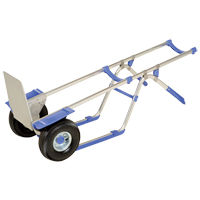Ergonomic Hand Truck, Combination Handle, Aluminum, 52" Height, 350 lbs. Capacity Oxymax Inc