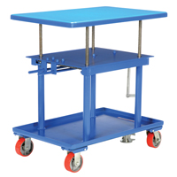 Hydraulic Lift Table, 24" L x 36" W, Steel, 2000 lbs. Capacity Oxymax Inc