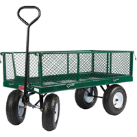 Wagons With Fold-Down Racks, 24" W x 48" L, 800 lbs. Capacity MH238 | Oxymax Inc