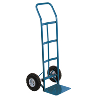 All-Welded Hand Truck, Continuous Handle, Steel, 48" Height, 600 lbs. Capacity Oxymax Inc